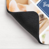 De beste mam ooit moderne aangepaste foto's muismat (Hoek)