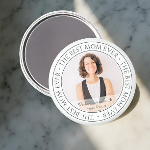 De beste Mam ooit Moderne Klassieke Foto Magneet