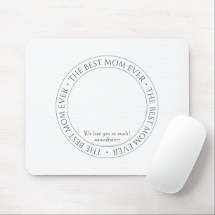 De beste Mam ooit Moderne Klassieke Foto Muismat
