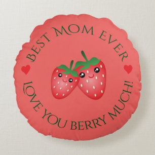 De beste mam ooit van je Moederdag houdt veel van  Rond Kussen