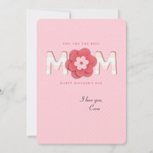 De beste mama fotokaart kaart