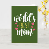 De beste mama Moederdag ter wereld | Wenskaart Kaart (Gele Bloem)