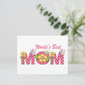 De beste mama van de Schattigee wereld! Briefkaart (Staand voorkant)