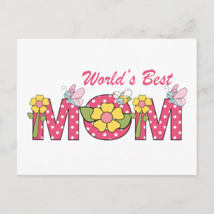 De beste mama van de Schattigee wereld! Briefkaart