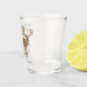 De beste manier om dag te jagen shot glas (Rechts)