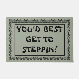 De beste manier om de stuurdeur te laten draaien deurmat