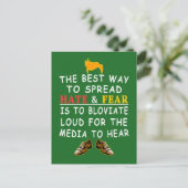 De beste manier om Hate en Funny LOLs te verspreid Briefkaart (Staand voorkant)