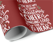 De beste manier om kerst te verspreiden Cheer Elf  Cadeaupapier (Rol Hoek)