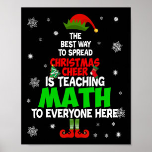 De beste manier om kerstmis te verspreiden is het  poster