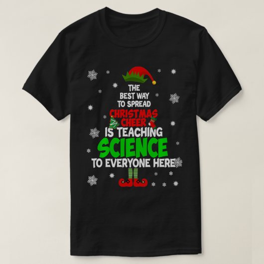 De beste manier om kerstmis te verspreiden is het  t-shirt (Design voorkant)