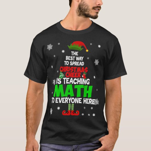 De beste manier om kerstmis te verspreiden is het t-shirt (Voorkant)