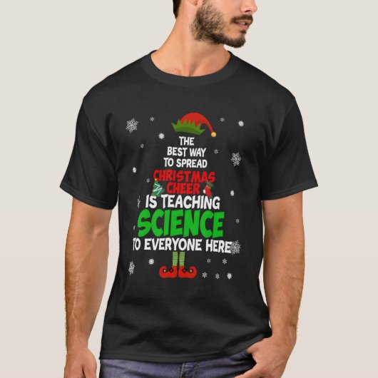 De beste manier om kerstmis te verspreiden is het t-shirt (Voorkant)