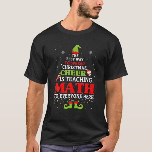 De beste manier om kerstmis te verspreiden is het  t-shirt (Voorkant)