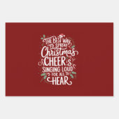 De beste manier om kerstvakantie te verspreiden inpakpapier vel (Voorkant)