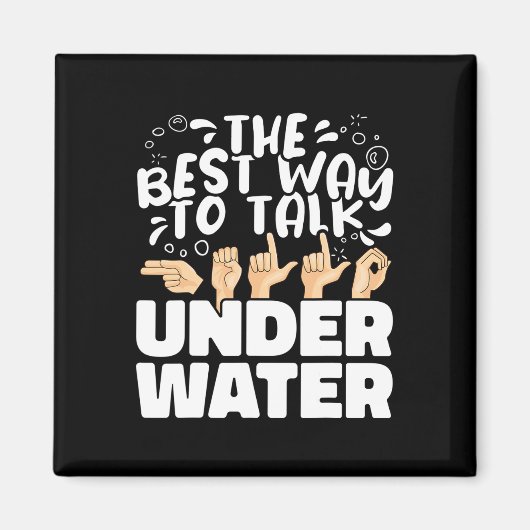 De beste manier om onderwater te spreken ASL Ameri Magneet (Voorkant)