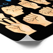 De beste manier om onderwater te spreken ASL Ameri Poster (Hoek)