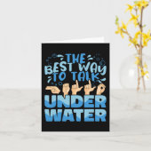 De beste manier om te praten Onderwater American S Kaart (Gele Bloem)