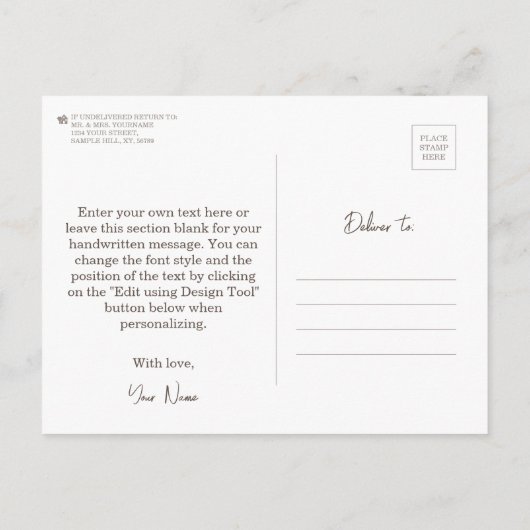 De beste mantelzorger en persoon in een rolstoel briefkaart (Achterkant)