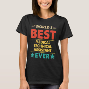 De beste medische technische medewerker van Retro  T-shirt