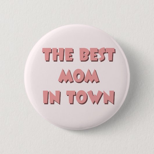 De beste moeder in de stad Button (Voorkant)