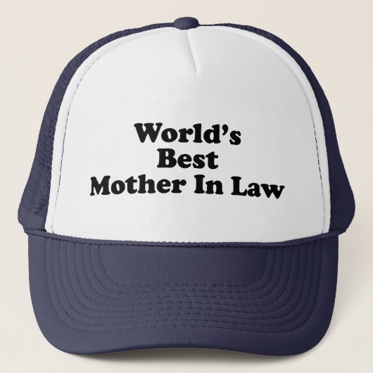 De beste moeder in de wet ter wereld trucker pet (Voorkant)