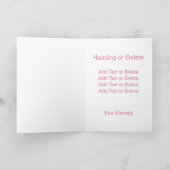 De beste moeder ooit pastel elegante florale kaart (Binnen)