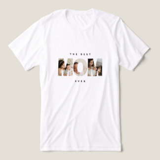 De Beste Moeder Ooit – Typografie met Fotocollage Tri-Blend Shirt