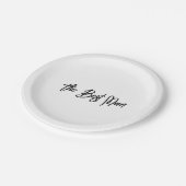 De beste moeder papieren bordje (Gekanteld)