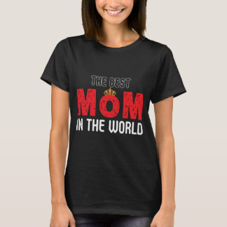 De beste moeder ter wereld die van mam houdt t-shirt