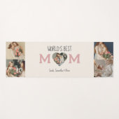 De beste moeder ter wereld - Moederdag Gift Yogamat (Voorkant (horizontaal))