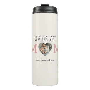 De beste moeder ter wereld - Photo Collage Gift Thermosbeker