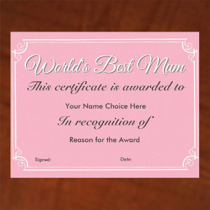 De beste moeder ter wereld poster