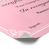 De beste moeder ter wereld poster (Hoek)