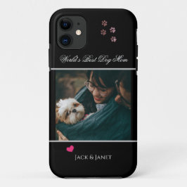 De beste moeder van Cute World | Dog Paw met hart iPhone 11 Hoesje