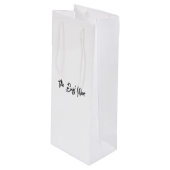 De beste moeder wijn cadeautas (Voorkant Gekanteld)