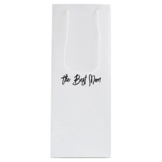 De beste moeder wijn cadeautas