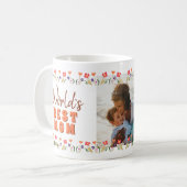 De beste moederdag van de moeder ter wereld koffiemok (Voorkant links)