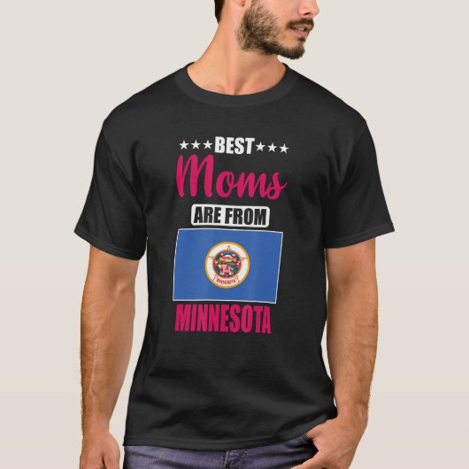 De beste moeders komen uit Minnesota T-shirt (Voorkant)