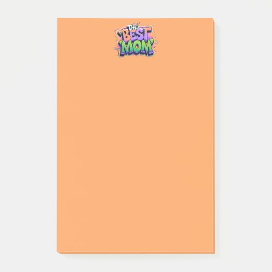 De beste moeders stijl graffiti post-it® notes (Voorkant)