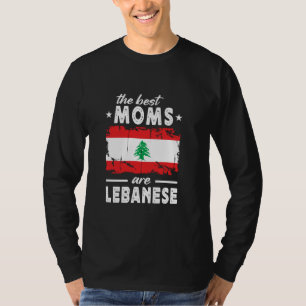 De beste moeders zijn Libanese Moederdag Lebanon F T-shirt