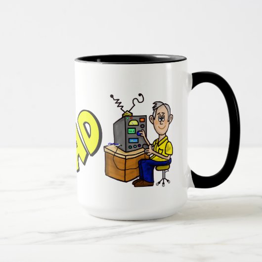 De beste Mok van de Radio Exploitant van de Vader  (Rechts)