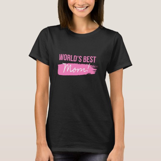 DE BESTE MOM VAN DE WERELD T-SHIRT (Voorkant)