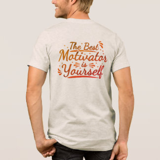 De Beste Motivator Is Jezelf Tri-Blend Shirt
