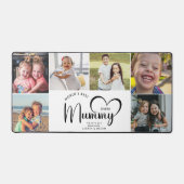 De beste mummie ooit cadeau fotocollage van de mod bureaumat (Voorkant)