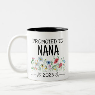 De beste Nana Get Promoted EST 2025 tweekleurige c Koffiemok
