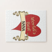 De beste nana ter wereld legpuzzel (Horizontaal)