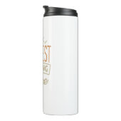 De beste ochtendkoffie thermosbeker (Geroteerd rechts)