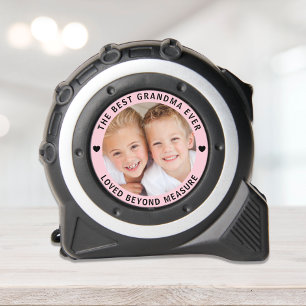 De beste oma loved buiten maatregel roze foto rolmaat