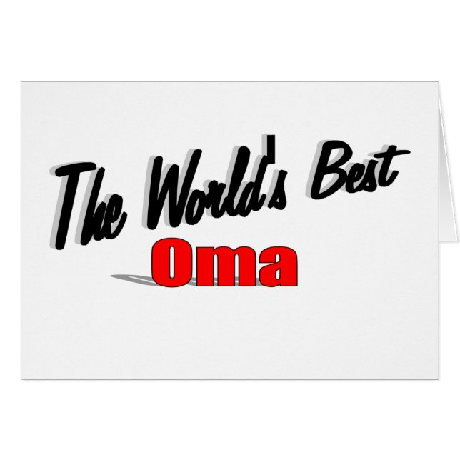 De beste oma ter wereld (Voorkant Horizontaal)