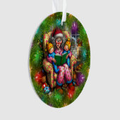 De beste oma ter wereld / moeder / babysitter ornament (voorkant)